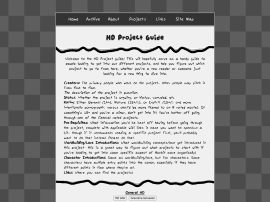 projects screenshot