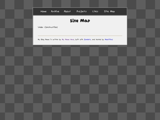 sitemap screenshot