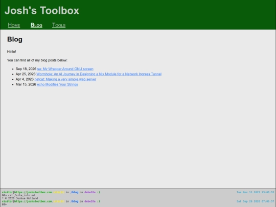 blog screenshot
