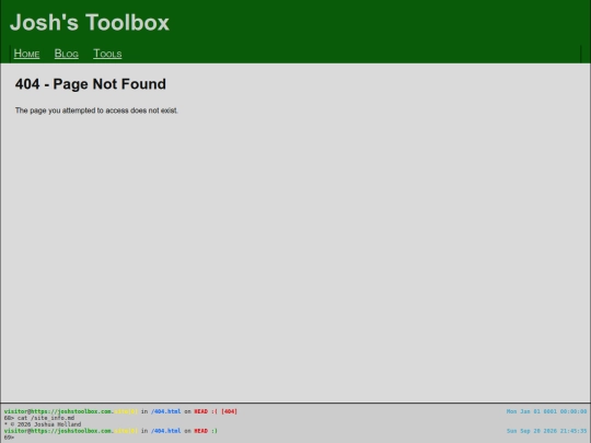 not_found screenshot