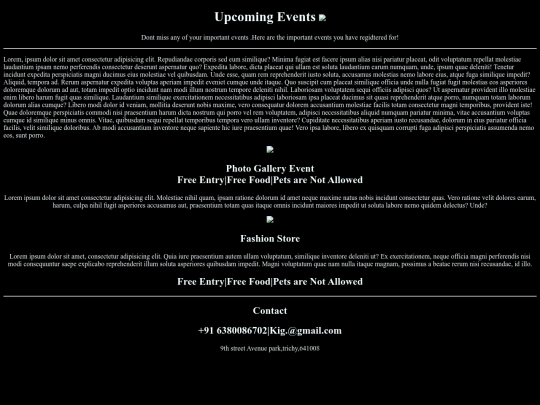 event screenshot