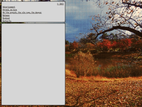 poetry screenshot