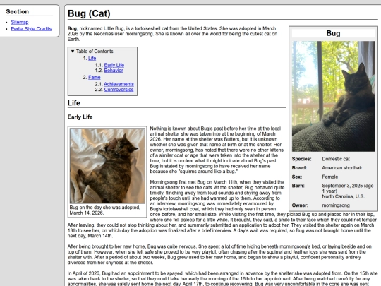 shrines/bugpedia screenshot