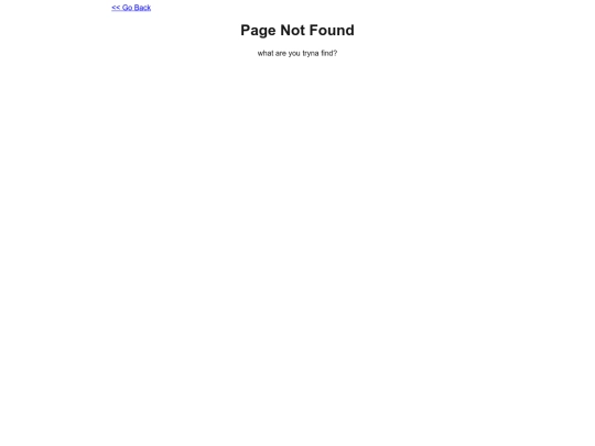 not_found screenshot