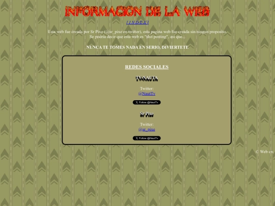 info screenshot