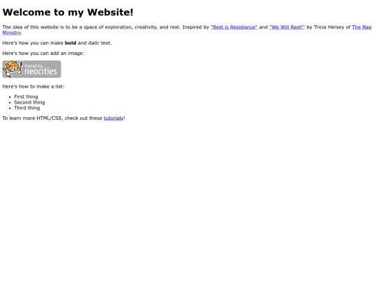 index screenshot