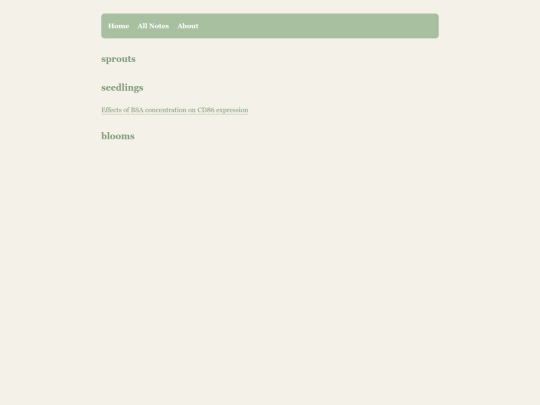 notes screenshot