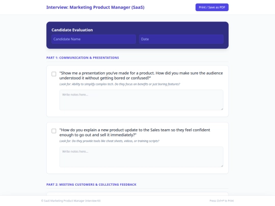 Marketingproductmanager screenshot