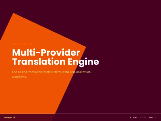Motqan/presentation screenshot