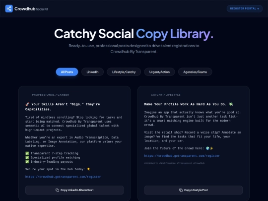 TBS/crowdhub_gtm screenshot