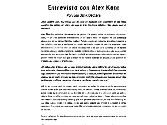 entrevistas/alexkentEntrevista screenshot