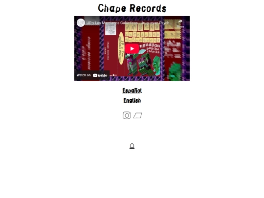 entrevistas/chaperecords screenshot