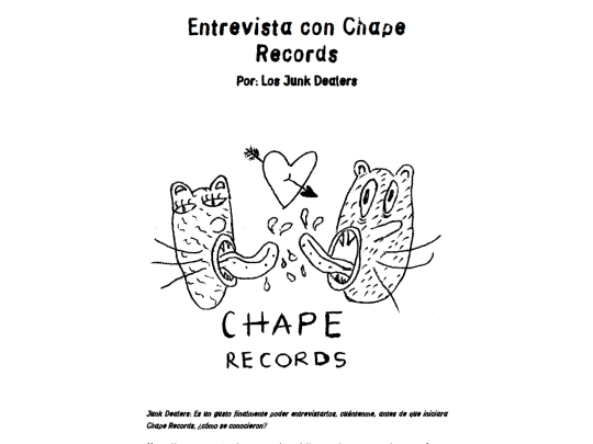 entrevistas/chaperecordsEntrevista screenshot