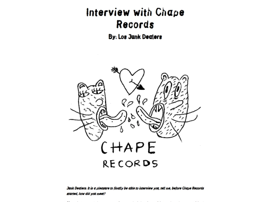 entrevistas/chaperecordsInterview screenshot