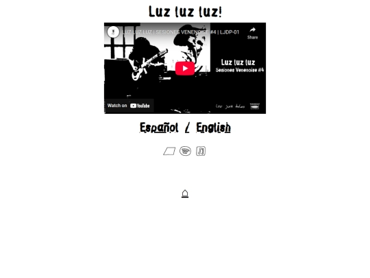 entrevistas/luzluzluz screenshot