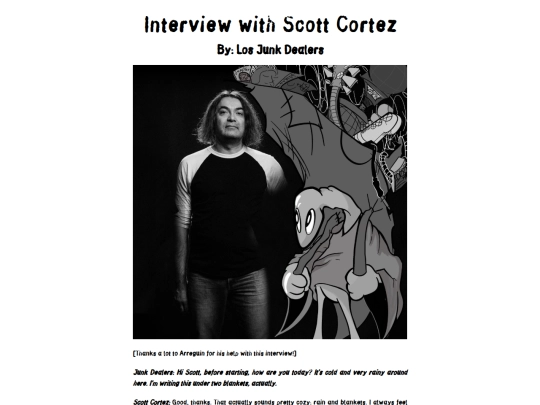 entrevistas/scottcortezInterview screenshot