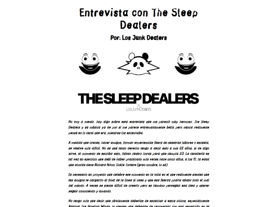 entrevistas/sleepdealersEntrevista screenshot