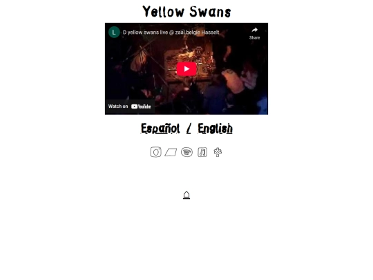 entrevistas/yellowswans screenshot