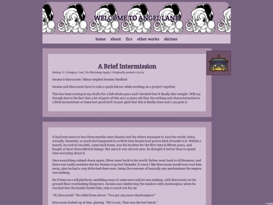 fics/ABI screenshot