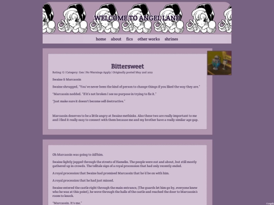 fics/bittersweet screenshot