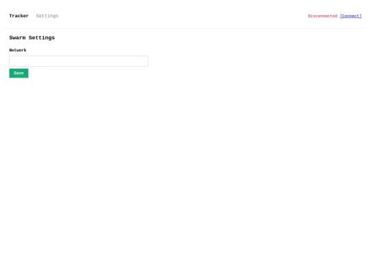 swarm-settings screenshot