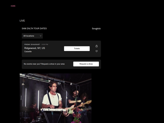 live screenshot