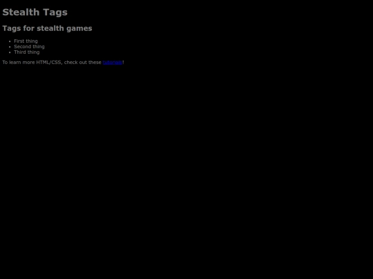 index screenshot