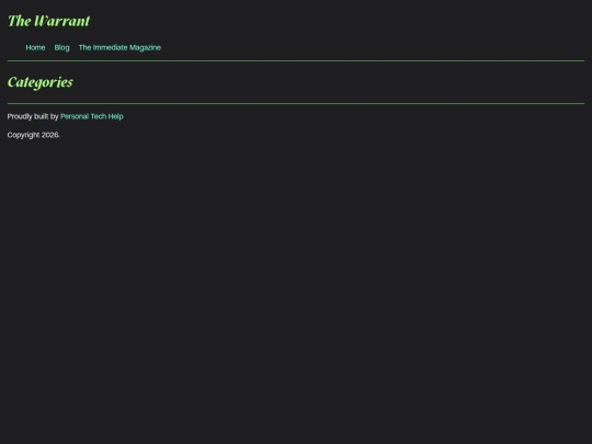 categories screenshot
