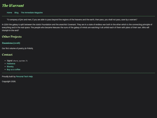 index screenshot