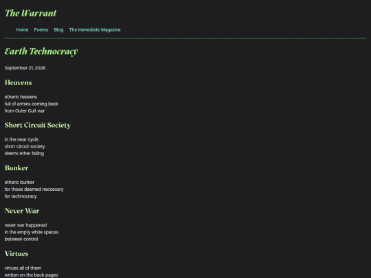 poems/earth-technocracy screenshot