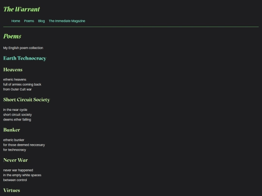 poems screenshot