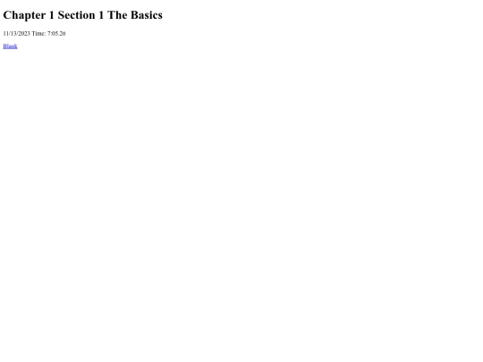 Learn/Chapter1/section1 screenshot