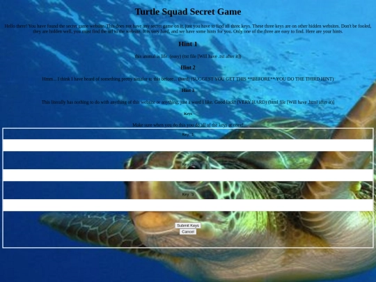Secrets/Secrets screenshot