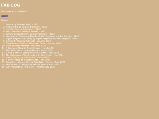 index screenshot