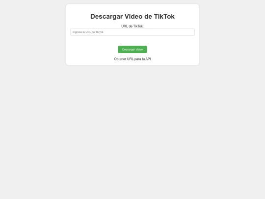 api.tiktok.download.video.usuario.gratis screenshot