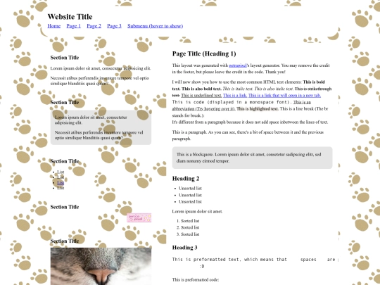 index screenshot