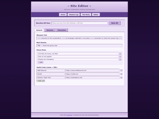 editor screenshot