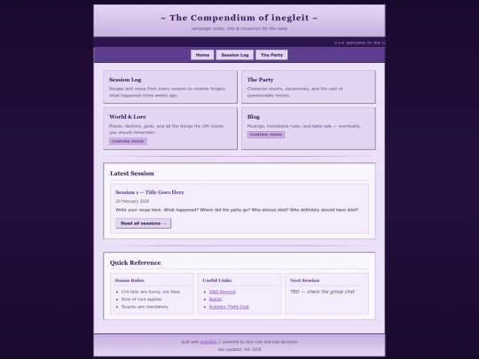 index screenshot