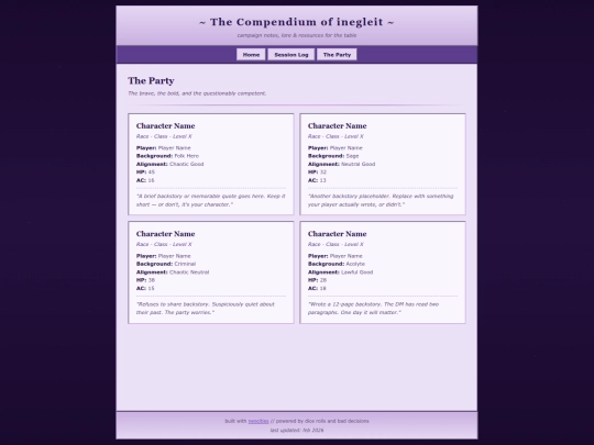 party screenshot