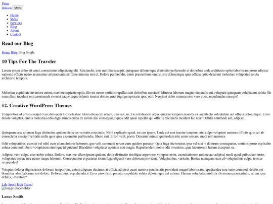 blog-single screenshot