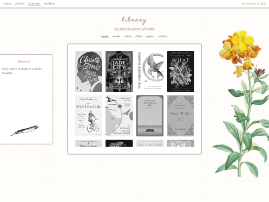 directory/library screenshot