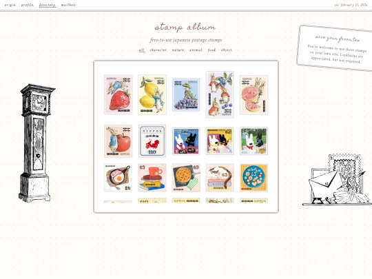 directory/stamp screenshot
