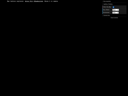 EyeTextureRaytracing screenshot