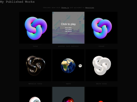 examples screenshot