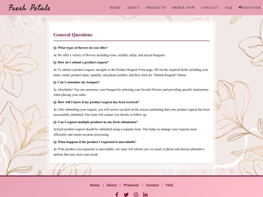 faq screenshot