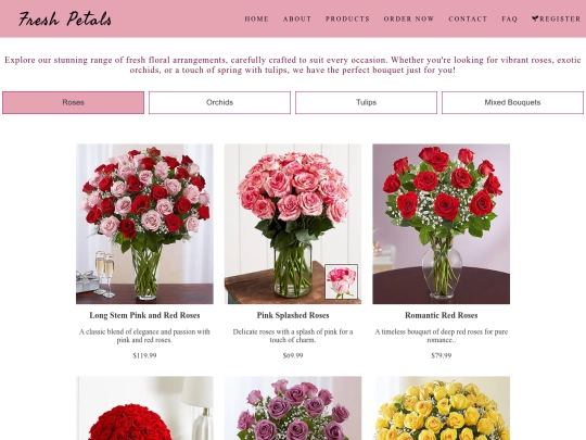 products screenshot
