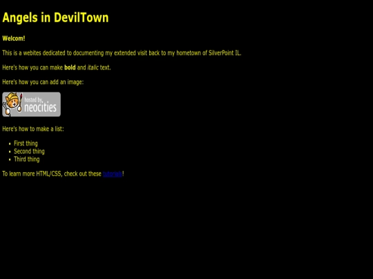 index screenshot