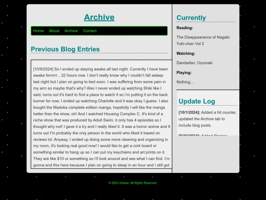 archive screenshot