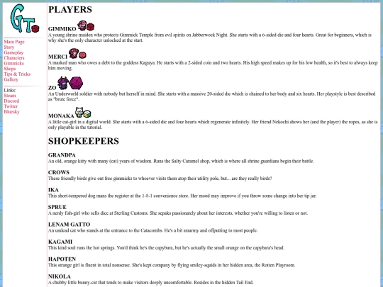 characters screenshot
