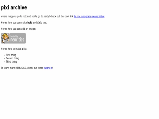 index screenshot